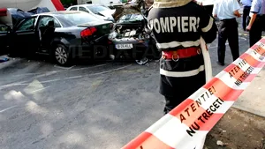 O persoană a murit în urma unui accident pe DN1, la Săftica, în care au fost implicate trei maşini