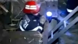 Bărbat zidit într-o construcţie dezafectată - VIDEO