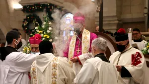 Crăciun cu restricţii la Betleem. Slujba de ajun a fost oficiată în condiţii speciale