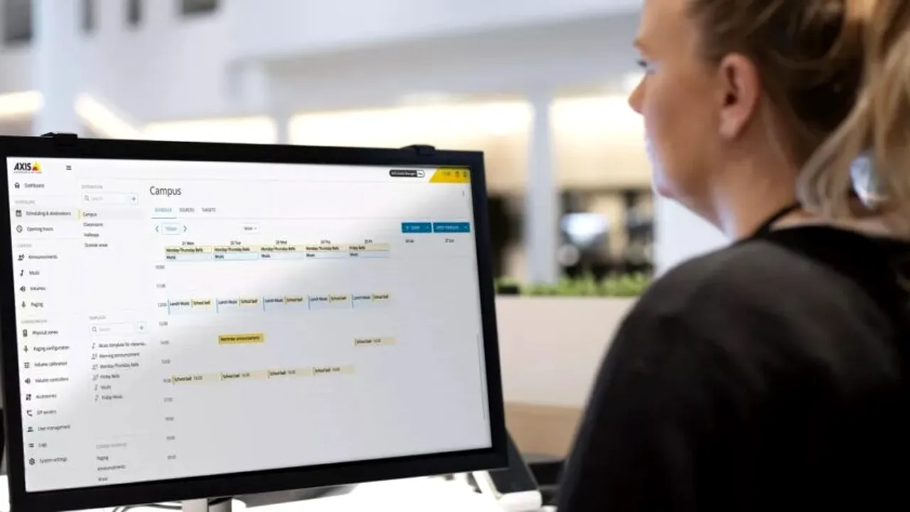ELKO Romania anunță AXIS Audio Manager Pro: control avansat pentru sisteme audio IP extinse