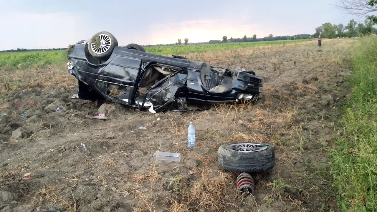 Accident rutier grav în Ialomiţa: Un tânăr a murit, iar alte trei persoane sunt rănite