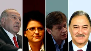 Voiculescu, Boagiu, Antonescu, Pereş, cei patru vicepreşedinţi ai Senatului