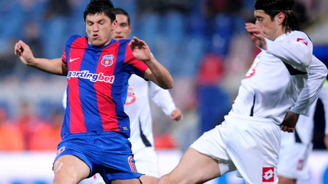Steaua - Unirea Alba Iulia, scor 2-0, în Liga I