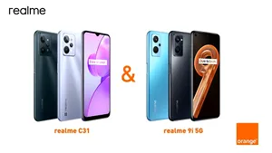 Realme C31 si 9i 5G disponibile acum şi în oferta Orange 