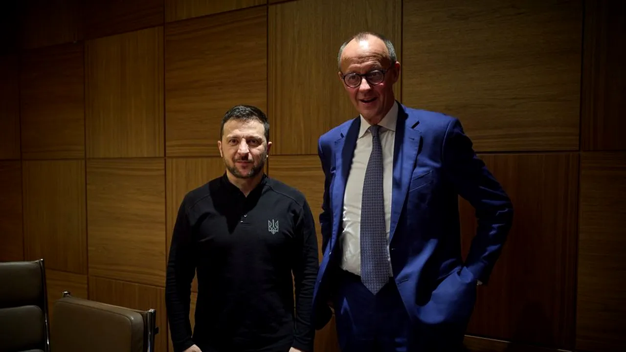 Zelenski s-a întâlnit cu Friedrich Merz, liderul opoziţiei germane