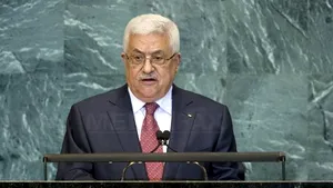 Mahmoud Abbas vrea să ceară la ONU recunoaşterea statului palestinian