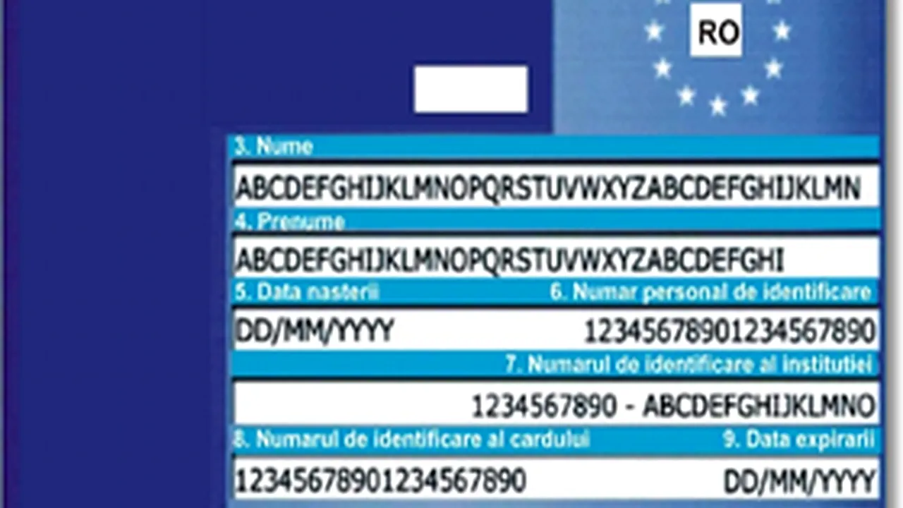 Cardul european de sănătate, gratuit pentru români de la 1 ianuarie 2008