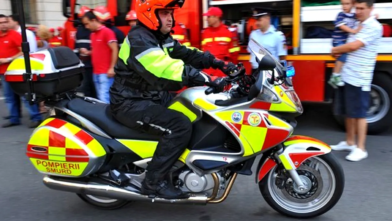 Patru noi motociclete de intervenţie urbană SMURD sunt disponibile în Bucureşti