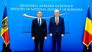 Întâlnirea ministrului apărării naționale, Angel Tîlvăr, cu omologul din Republica Moldova, Anatolie Nosatîi
