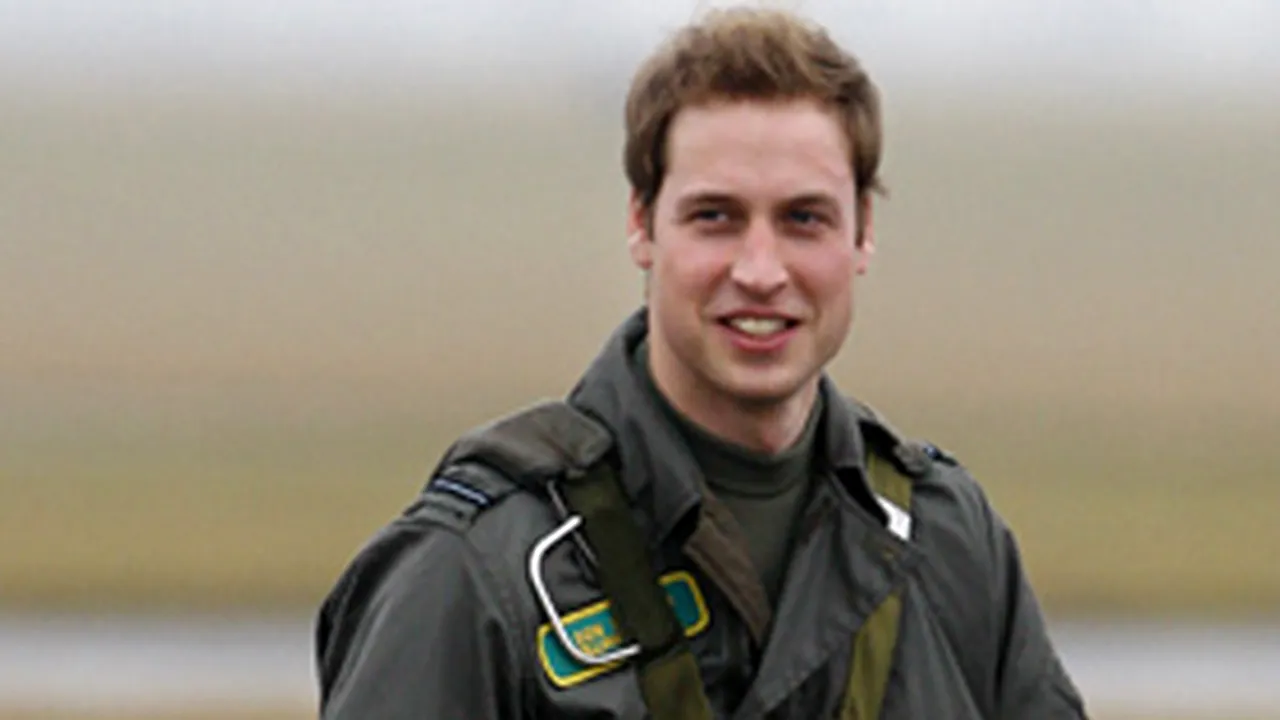 Prinţul William a început cursul pentru obţinerea licenţei de pilot de elicoptere