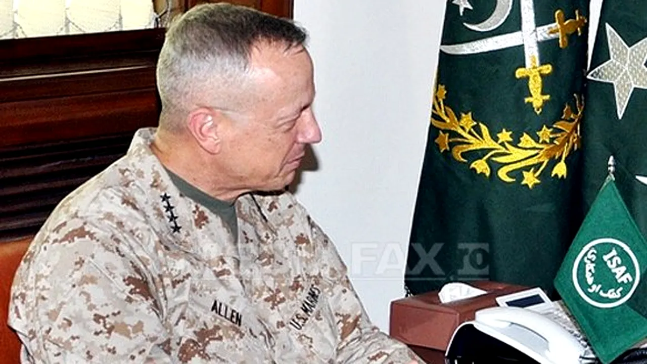 Comandantul american al forţelor NATO în Afganistan, implicat în scandalul Petraeus 