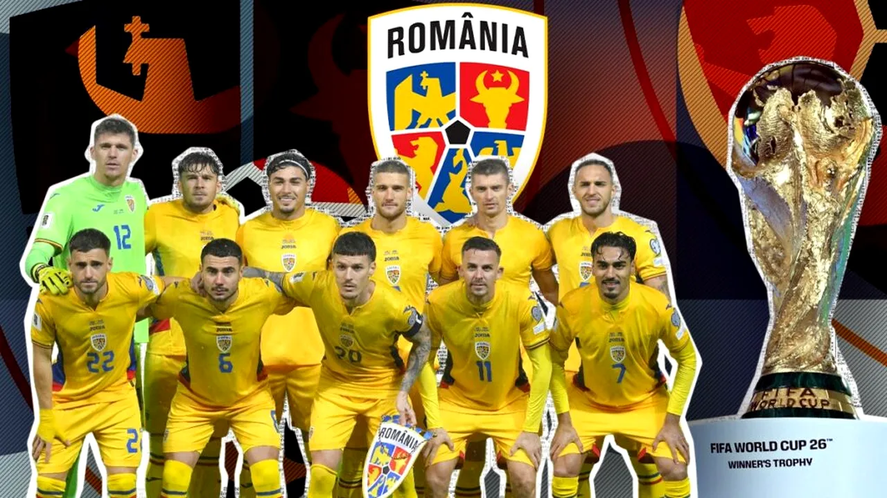 România a aflat cu cine joacă la barajul pentru Cupa Mondială 2026. ”Misiune imposibilă”: întâlnim în semifinală una dintre cele mai dificile adversare, iar eventuala finală am disputa-o în Slovacia sau Kosovo