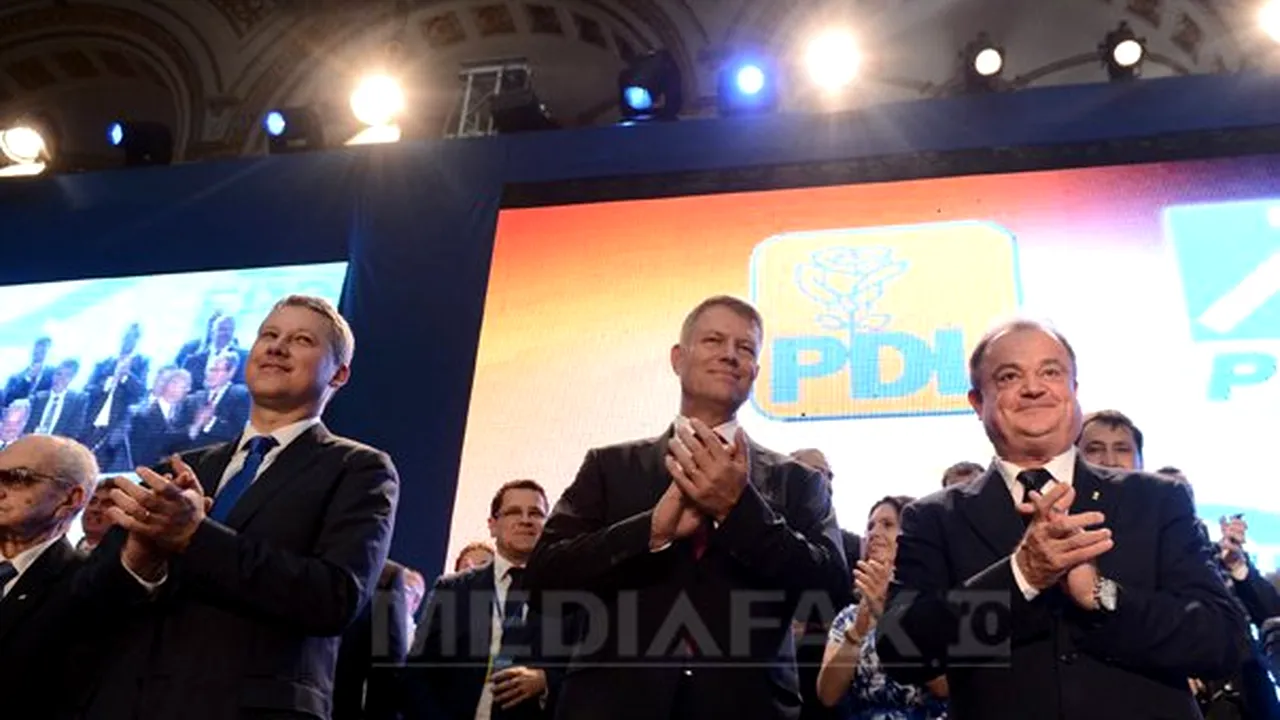 REPORTAJ: Victoria lui Iohannis, întâmpinată cu bucurie frenetică la sediul PDL