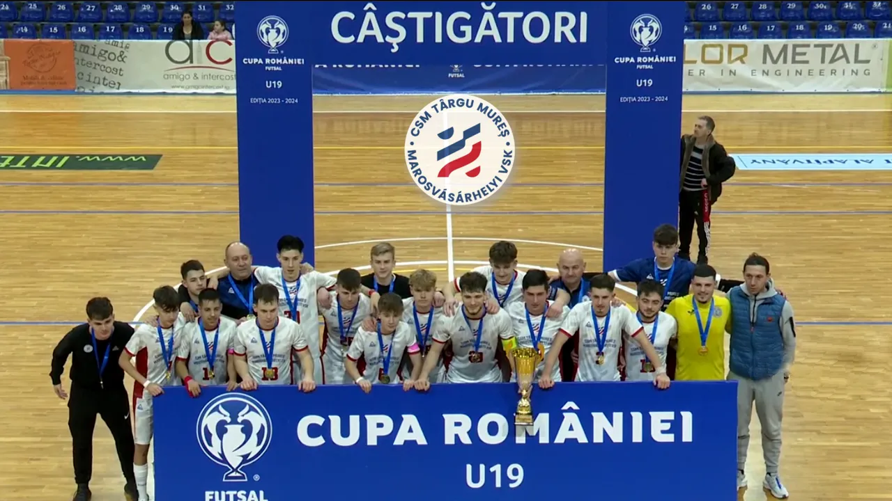Futsal: CSM Târgu Mureş a câştigat finala Cupei României U19