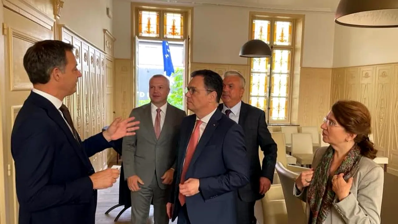 Premierul belgian, Alexander de Croo, prezent la demararea proiectului Romvolt în Galaţi