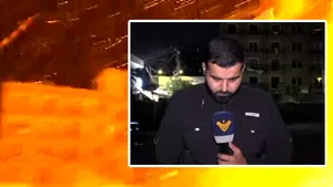 Moment terifiant în Liban: o rachetă explodează chiar lângă un jurnalist care transmitea în direct