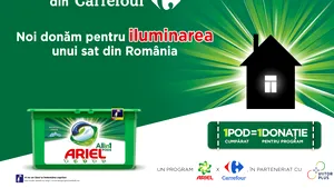 (P) POD cu POD luminezi o casă - o campanie Ariel şi Carrefour, în parteneriat cu ViitorPlus