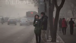 POLUAREA la nivel maxim în nordul şi estul Chinei: Indicele calităţii aerului, de 4-5 ori mai mare decât normal - FOTO