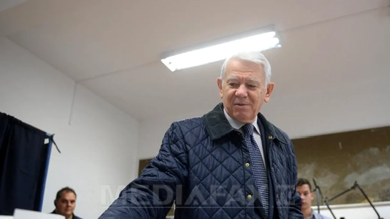 ALEGERI PREZIDENŢIALE 2014 - Meleşcanu: A fost greu de găsit numele pe buletinul de vot, scris foarte mic