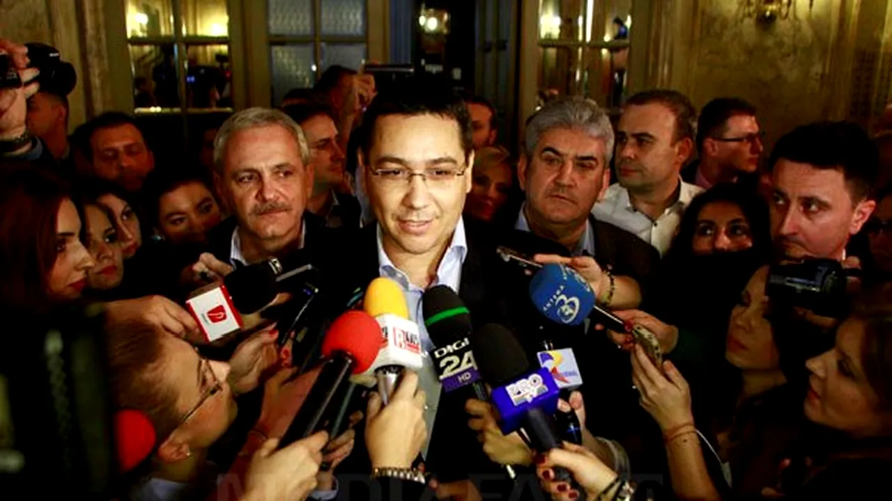 Ponta: L-am sunat pe domnul Iohannis şi l-am felicitat pentru victorie