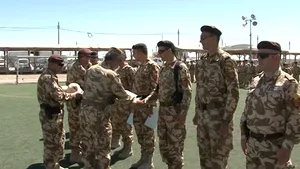 Ziua Forţelor Terestre, sărbătorită de militarii români din Kandahar - VIDEO & FOTO 
