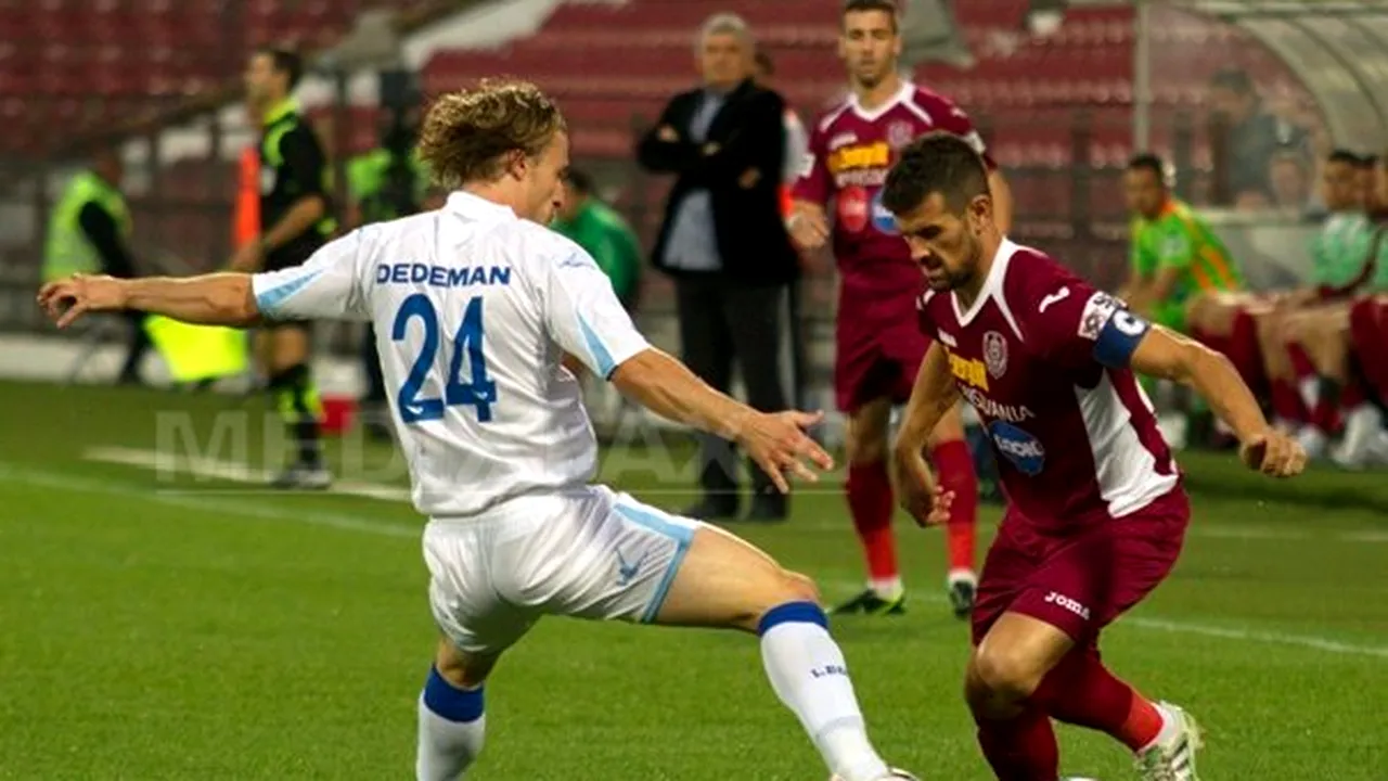 CFR Cluj - CSMS Iaşi, scor 2-2, în Liga I