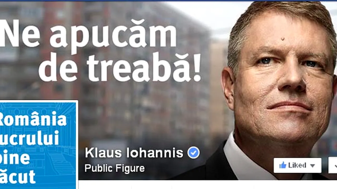 Klaus Iohannis, primul politician român cu peste 1 milion de fani pe Facebook