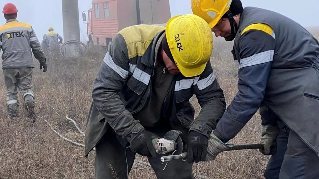 Aproape o jumătate de milion de oameni din Odesa au rămas fără curent electric 