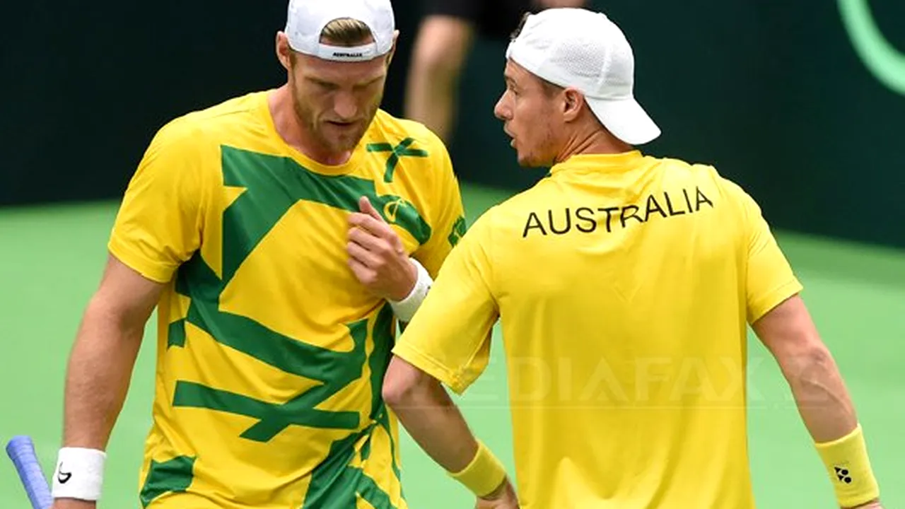 Australia a învins Kazahstan şi s-a calificat în semifinalele Cupei Davis