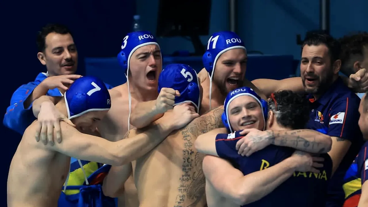 Naţionala de polo pe apă a României, la un pas de calificarea la Jocurile Olimpice