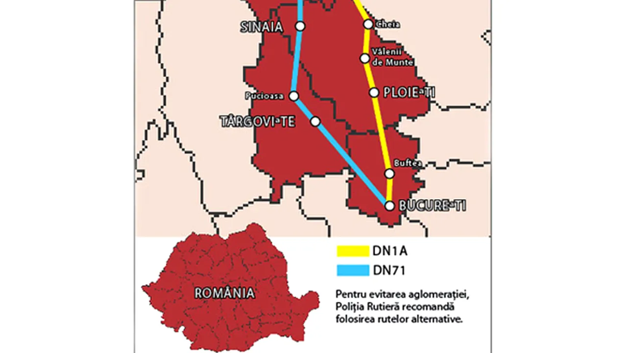 Cum poţi scăpa de aglomeraţie dacă vrei să mergi la munte?