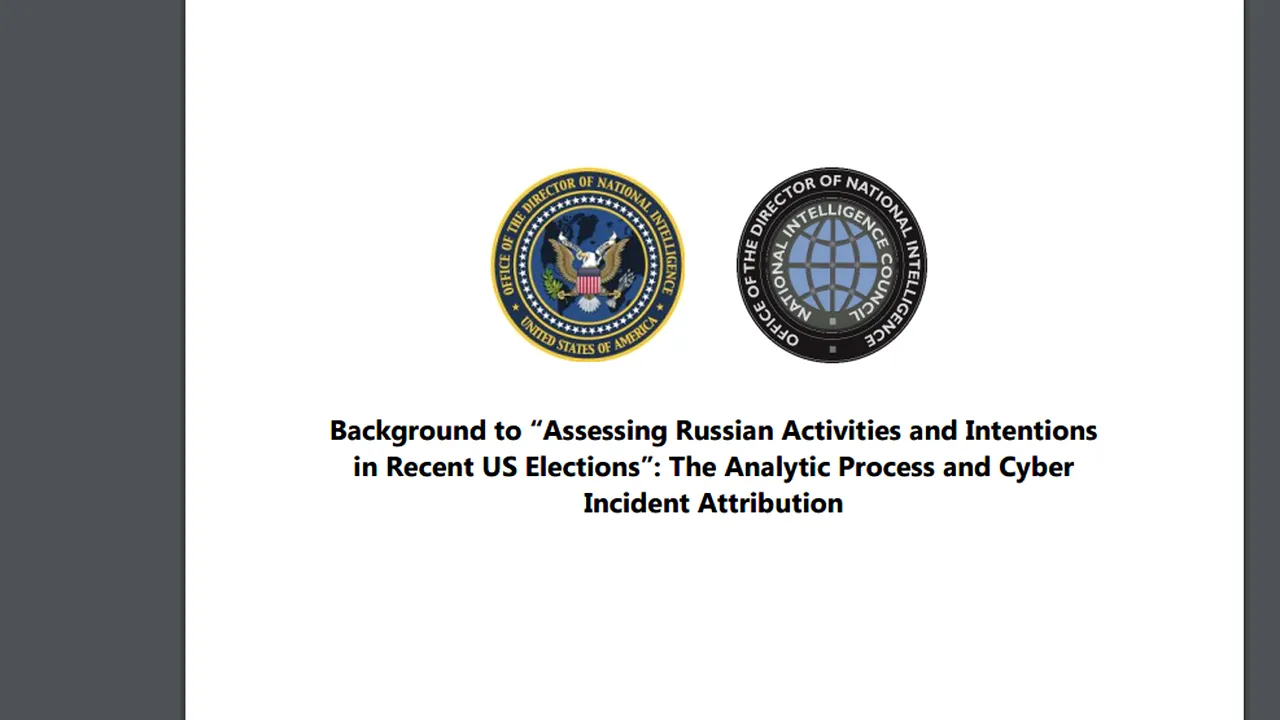 FOTO-DOCUMENT Serviciile secrete americane: Vladimir Putin a ordonat influenţarea scrutinului din SUA pentru subminarea sistemului democratic 