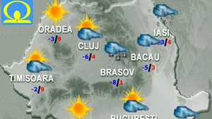 PROGNOZA METEO: Cum va fi vremea în weekend în ţară, la Bucureşti şi la munte