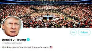 Trump şterge o postare de pe o reţea de socializare în care un suporter strigă „putere albă”