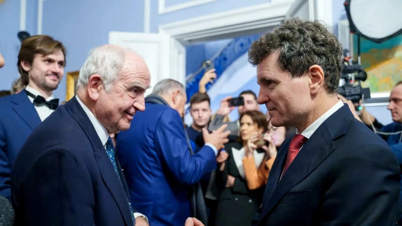 Președintele Nicușor Dan s-a întâlnit la Londra cu Nicolae Rațiu, fiul lui Ion Rațiu