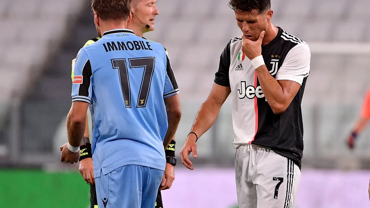 Ronaldo semnează victoria lui Juventus în derby-ul cu Lazio. Torinezii se îndreaptă sigur spre un nou titlu