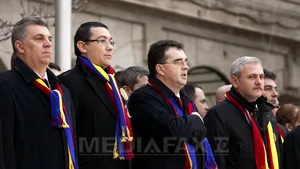 ZIUA UNIRII: Câteva mii de persoane, la manifestările de la Focşani. Victor Ponta, în horă cu vrâncenii - FOTO