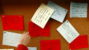 Timişorenii îşi scriu doleanţele către candidaţii la europarlamentare pe un panou