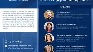 Conferința „Patologia adicției și sensul vieții. Vindecarea prin credință și intervenții psihoterapeutice” (CP)
