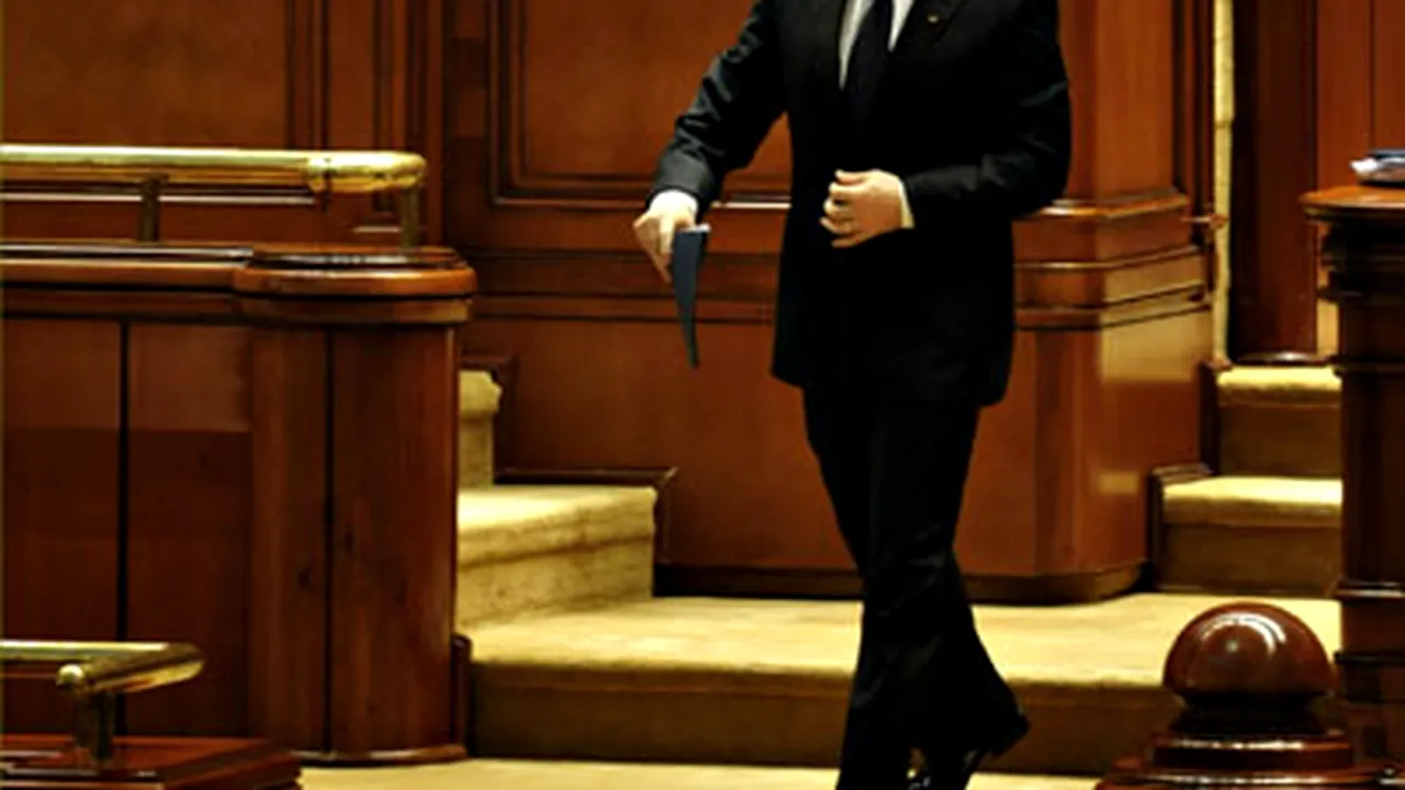 Boc: Moţiunea de cenzură este, în fapt, o 