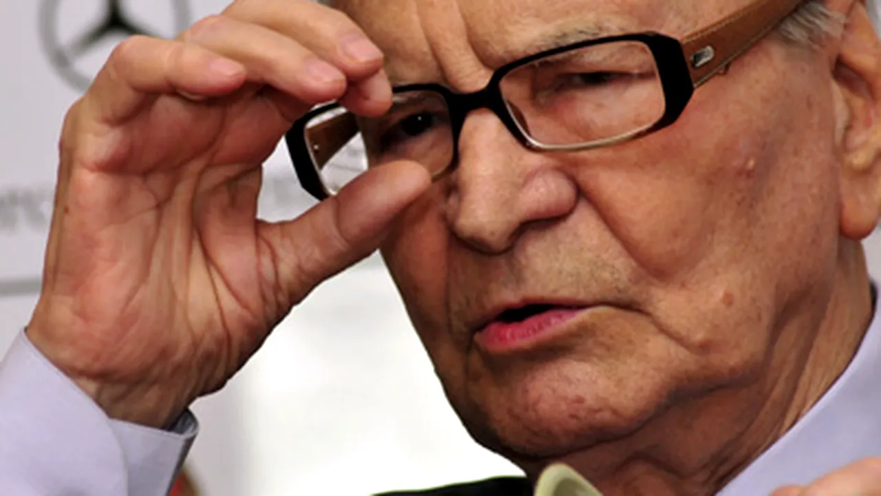Radu Beligan: Nu-i poţi convinge pe toţi de valoarea ta în artă decât cu multă trudă