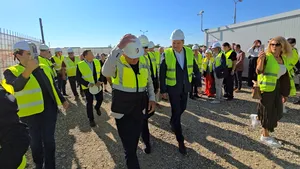 Capsula timpului, amplasată la stadionul „Nicolae Dobrin” din Pitești. Arena va avea 15.200 locuri