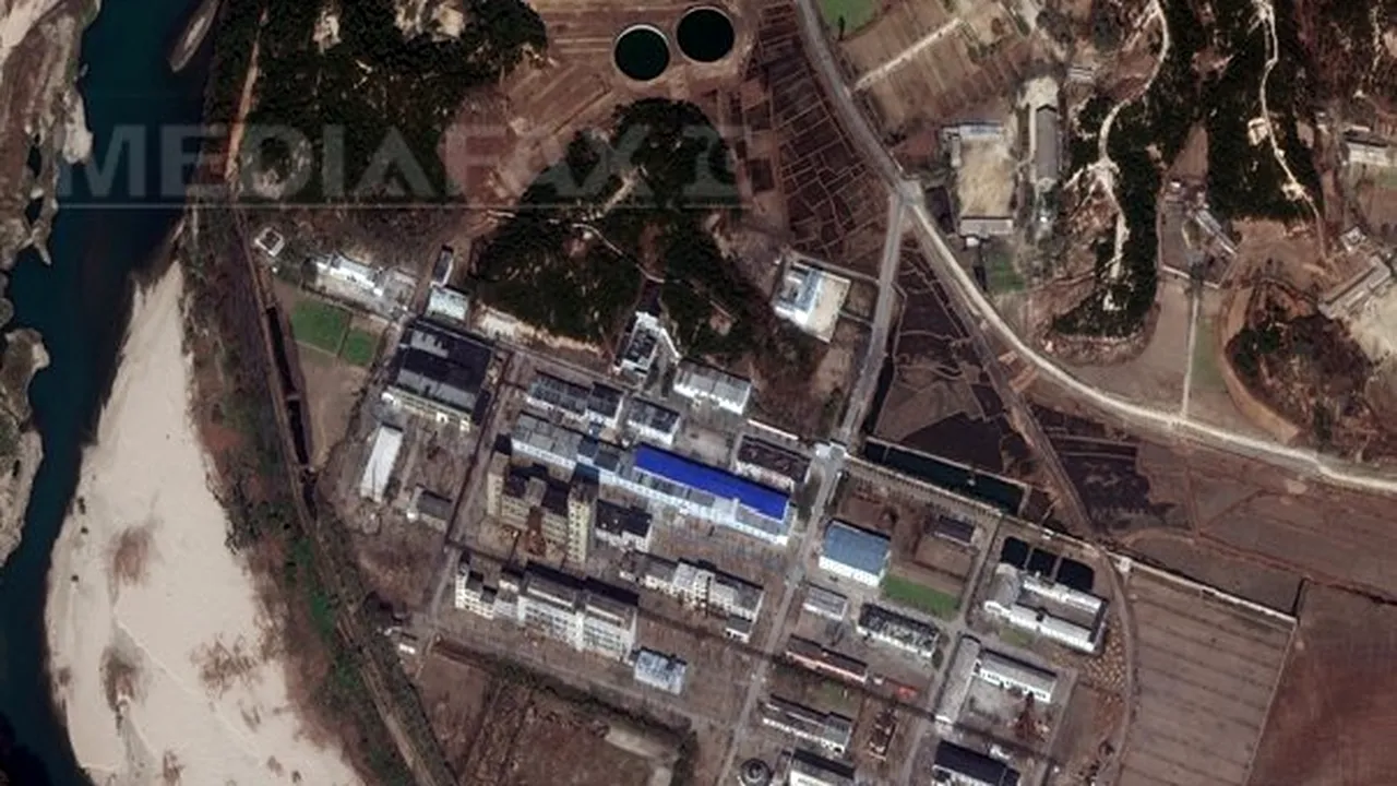 Coreea de Nord efectuează lucrări la un reactor nuclear: 