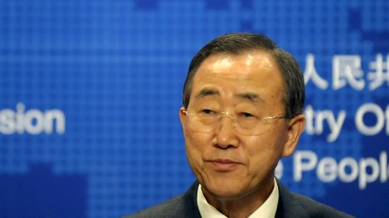 Ban Ki-moon l-a felicitat pe preşedintele iranian pentru realegerea sa