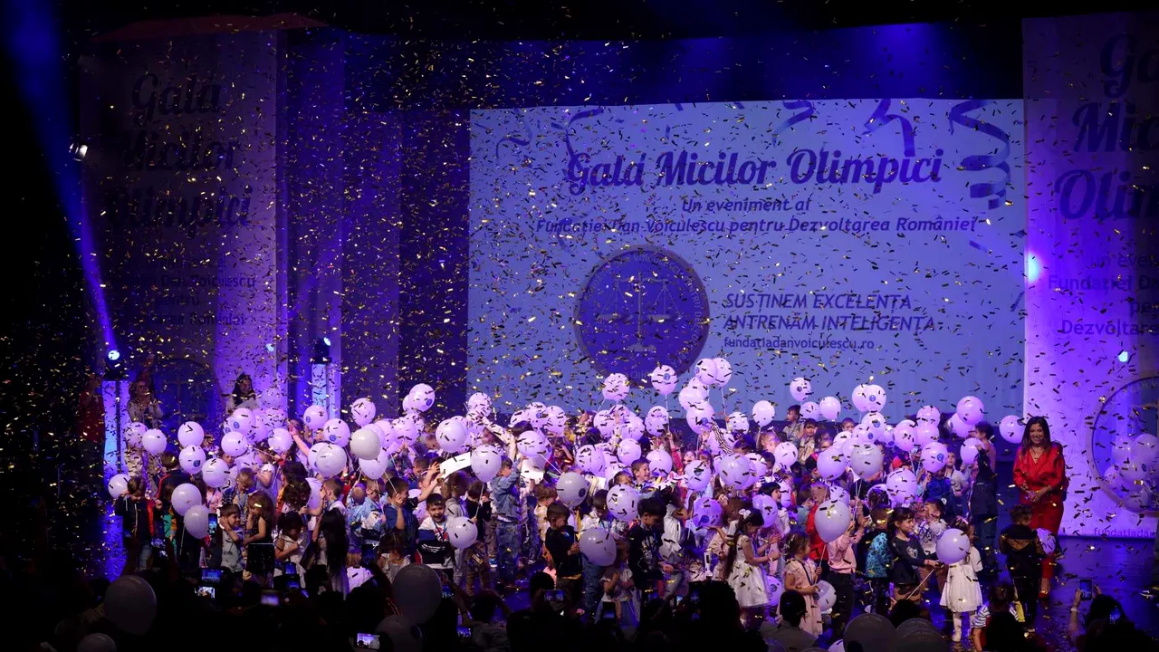 Excelenţa olimpicilor preşcolari, premiată de gazda Mirela Retegan

