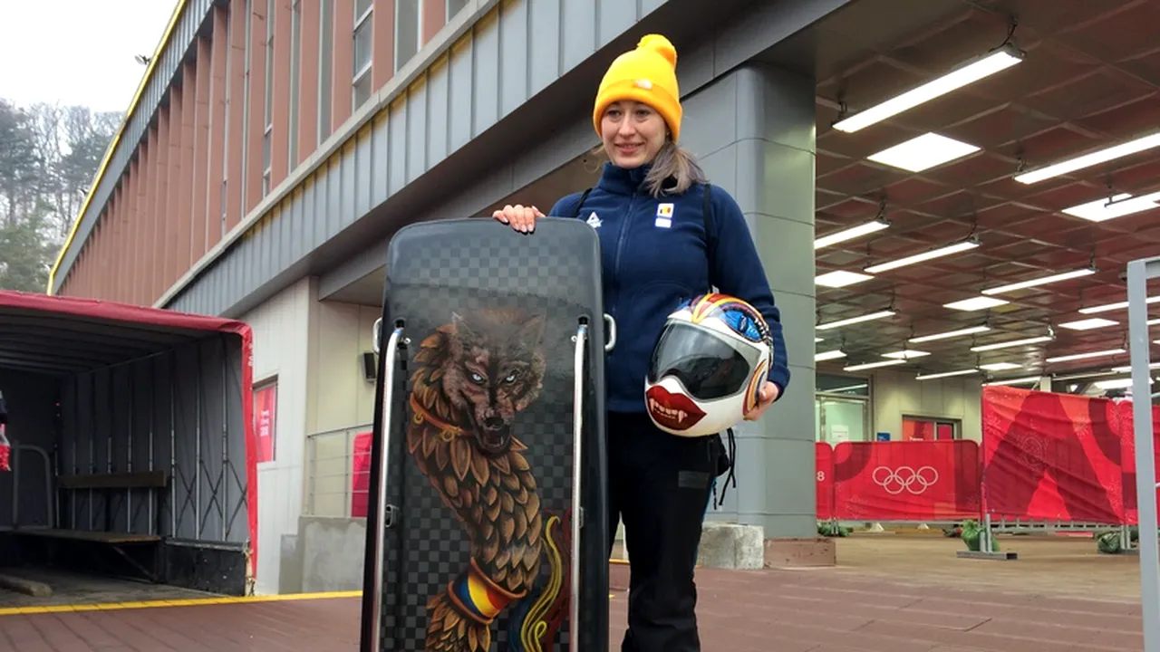 JO 2018 | Povestea româncei care a adus Lupul dacic pe pârtia olimpică de la PyeongChang