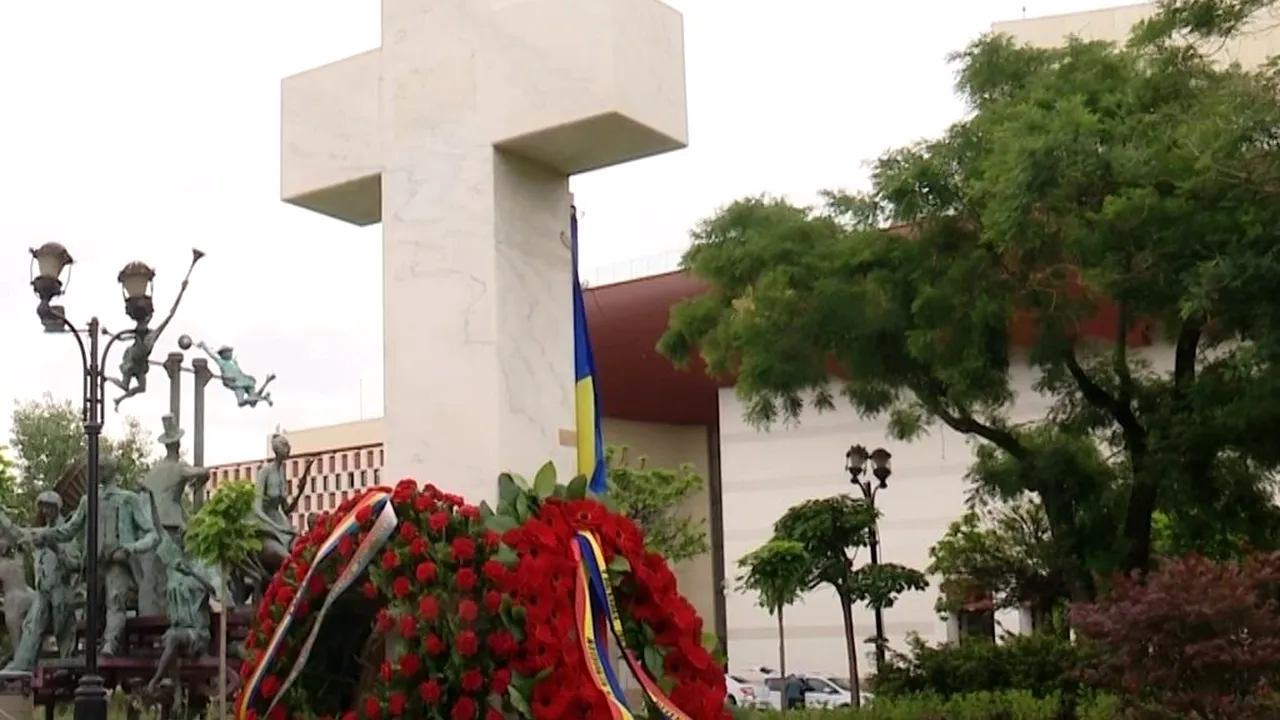 Coroană de flori depusă de președintele Nicușor Dan la Monumentul dedicat Mineriadei