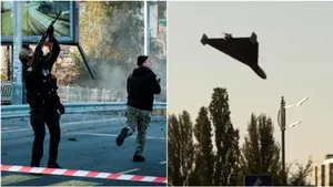Drone kamikaze deasupra Kievului: Garda Naţională a distrus una cu arme automate

