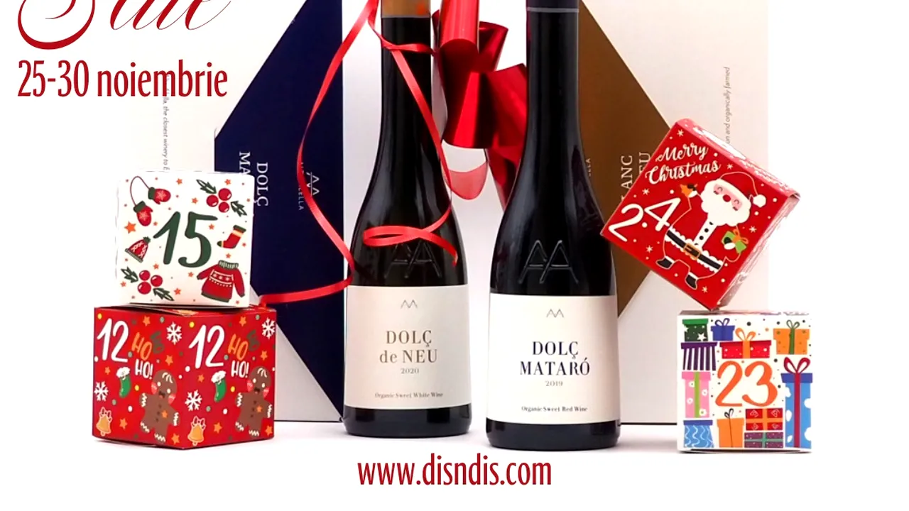 Pregăteşte-te de Black Friday! Până la 30% reducere la toate vinurile + Transport gratuit