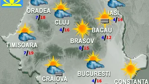 PROGNOZA METEO: Cum va fi vremea în weekend